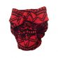 red and black southwest diaper - back
