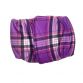 purple plaid belly band