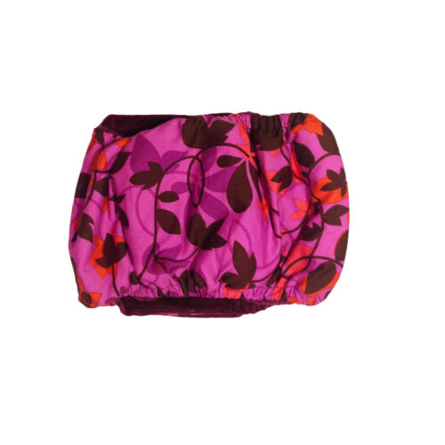 flower in the wind on purple belly band - back flower in the wind on purple belly band - back