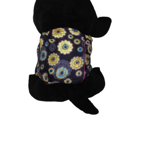 glory flower on dark blue belly band - model 2 glory flower on dark blue belly band - model 2