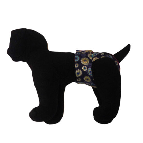 glory flower on dark blue diaper - model 1 glory flower on dark blue diaper - model 1