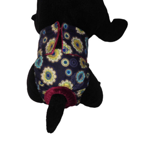 glory flower on dark blue diaper - model 2 glory flower on dark blue diaper - model 2