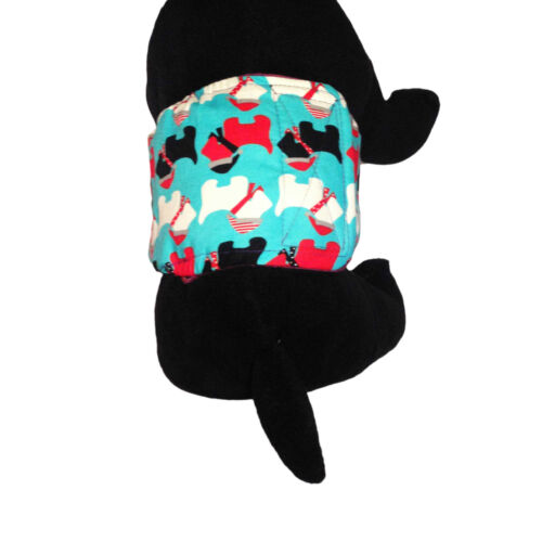 holiday doggie belly band - model 2 holiday doggie belly band - model 2