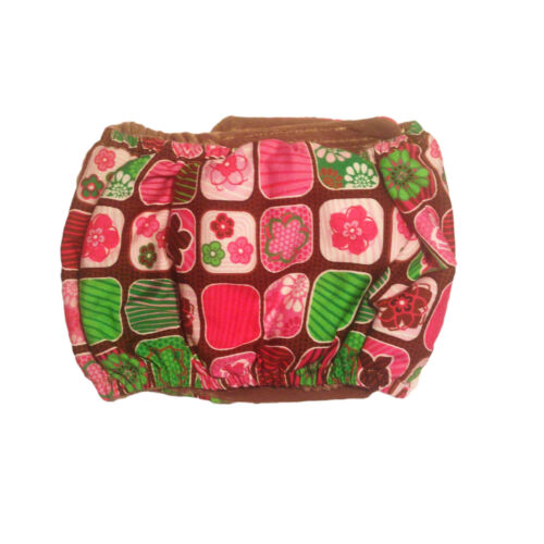 pink flower window belly band - back pink flower window belly band - back