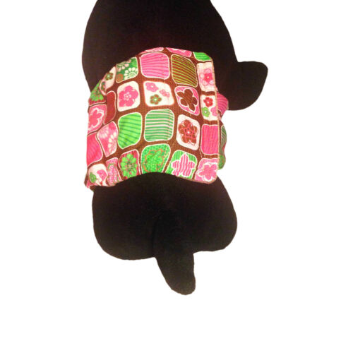 pink flower window belly band - model 2 pink flower window belly band - model 2