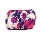 purple flower on white belly band - back