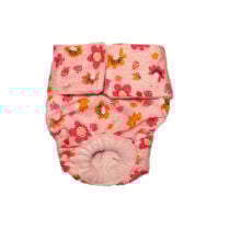 Spring Flower on Pink   Dog Diaper
