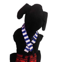 Blue Stripes Adjustable Suspender to Keep Dog Diapers On
