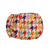 Colorful Houndstooth Dog Belly Band