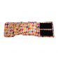 colorful houndstooth belly band - open