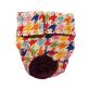 colorful houndstooth diaper