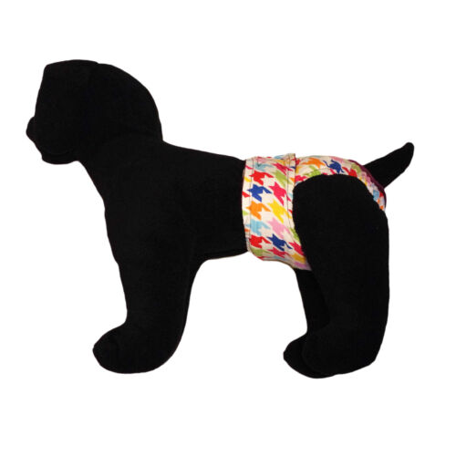 colorful houndstooth diaper - model 1 colorful houndstooth diaper - model 1