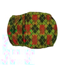 Green Argyle  Dog Belly Band