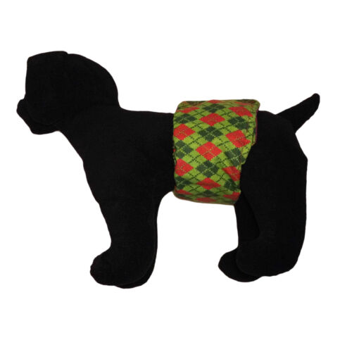 green argyle belly band - model 1 green argyle belly band - model 1