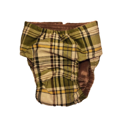 green plaid - back green plaid - back