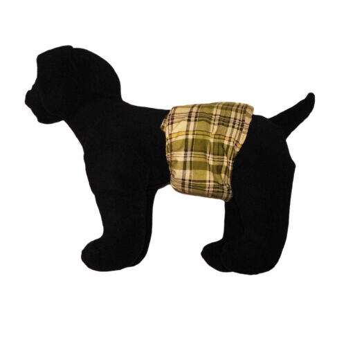 green plaid belly band - model 1 green plaid belly band - model 1