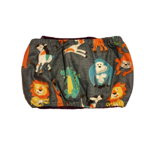 jungle buddies on gray belly band - back jungle buddies on gray belly band - back