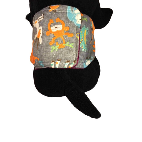 jungle buddies on gray belly band - model 2 jungle buddies on gray belly band - model 2