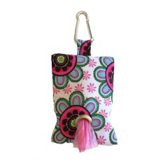 Passion Flower Dog Poop Bag Dispenser