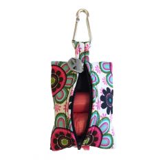 Passion Flower Dog Poop Bag Dispenser
