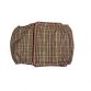red stripes gray plaid belly band