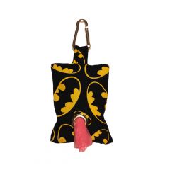 Dog Poop Bag Dispenser made from Batman fabric