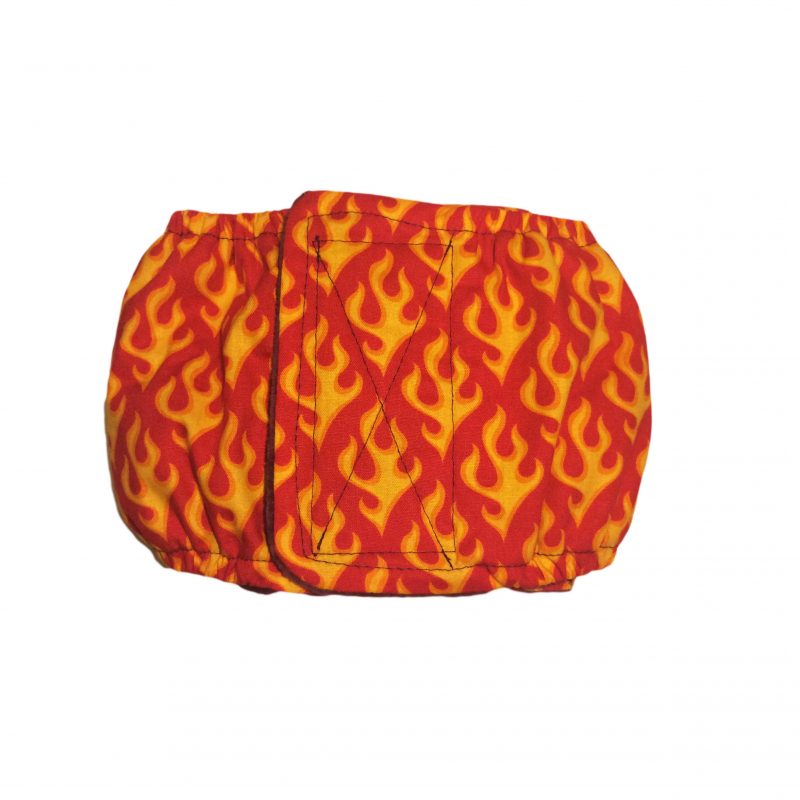 Hot Flames  Dog Belly Band