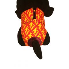 Hot Flames Washable Cat Diaper