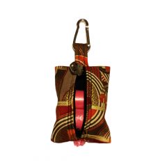 Orange Circles Dog Poop Bag Dispenser