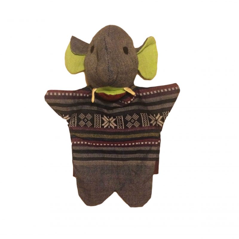 Elephant Hand Puppet – Unique Handmade Toy