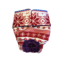 Red Snowflakes   Dog Diaper