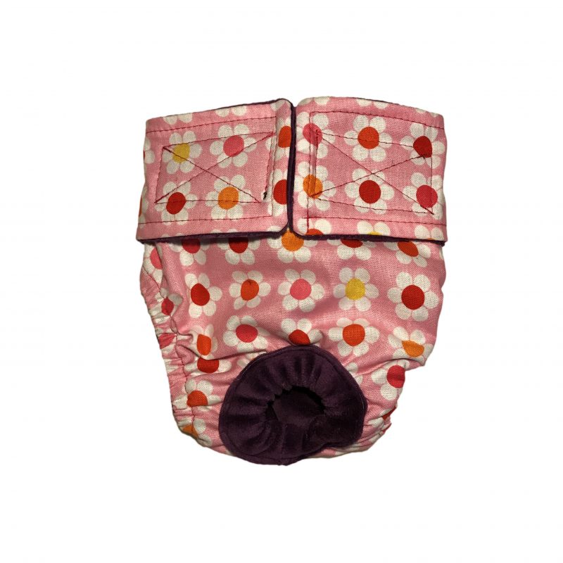 Cherry Blossom on Pink   Cat Diaper