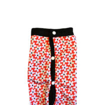 Daisy Flower on Red PeeJama