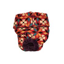 Floral Diamond   Dog Diaper