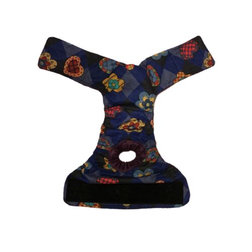 flower-and-heart-on-blue-argyle-diaper-open flower-and-heart-on-blue-argyle-diaper-open