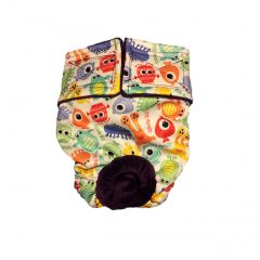Little Monster Premium Fully Waterproof PUL Washable Cat Diaper