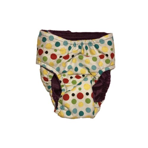 multi-color-polka-dot-on-white-diaper-back multi-color-polka-dot-on-white-diaper-back