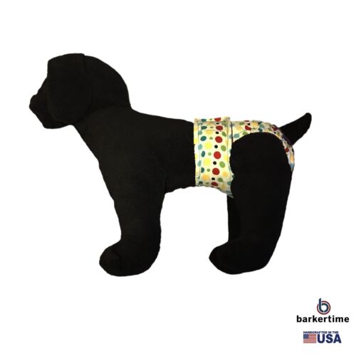 multi-color-polka-dot-on-white-diaper-model-1 multi-color-polka-dot-on-white-diaper-model-1