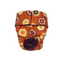 Orange Daisy   Dog Diaper