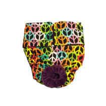 Colorful Peace   Cat Diaper