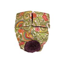 Spring Flower on White   Dog Diaper