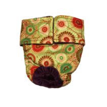 Starblast on Lime Green Dog Diaper