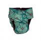 white-circles-and-pink-dot-on-teal-diaper-back