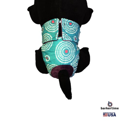 white-circles-and-pink-dot-on-teal-diaper-model-2 white-circles-and-pink-dot-on-teal-diaper-model-2