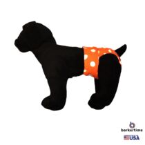 white-polka-dot-on-orange-diaper-model-1