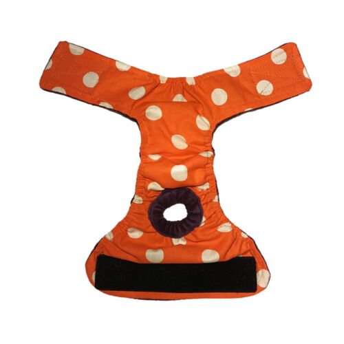 white-polka-dot-on-orange-diaper-open white-polka-dot-on-orange-diaper-open