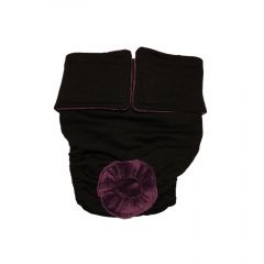 Black Washable Cat Diaper