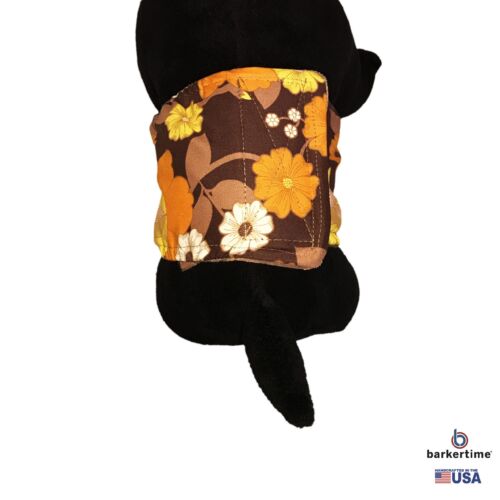 brown-and-yellow-flowers-belly-band-model-2 brown-and-yellow-flowers-belly-band-model-2