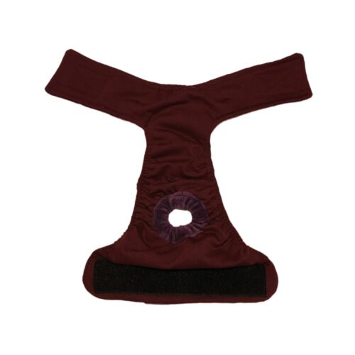 burgundy diaper - open burgundy diaper - open