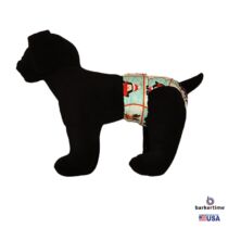 christmas santa elf penguin and reindeer squares diaper – model 1